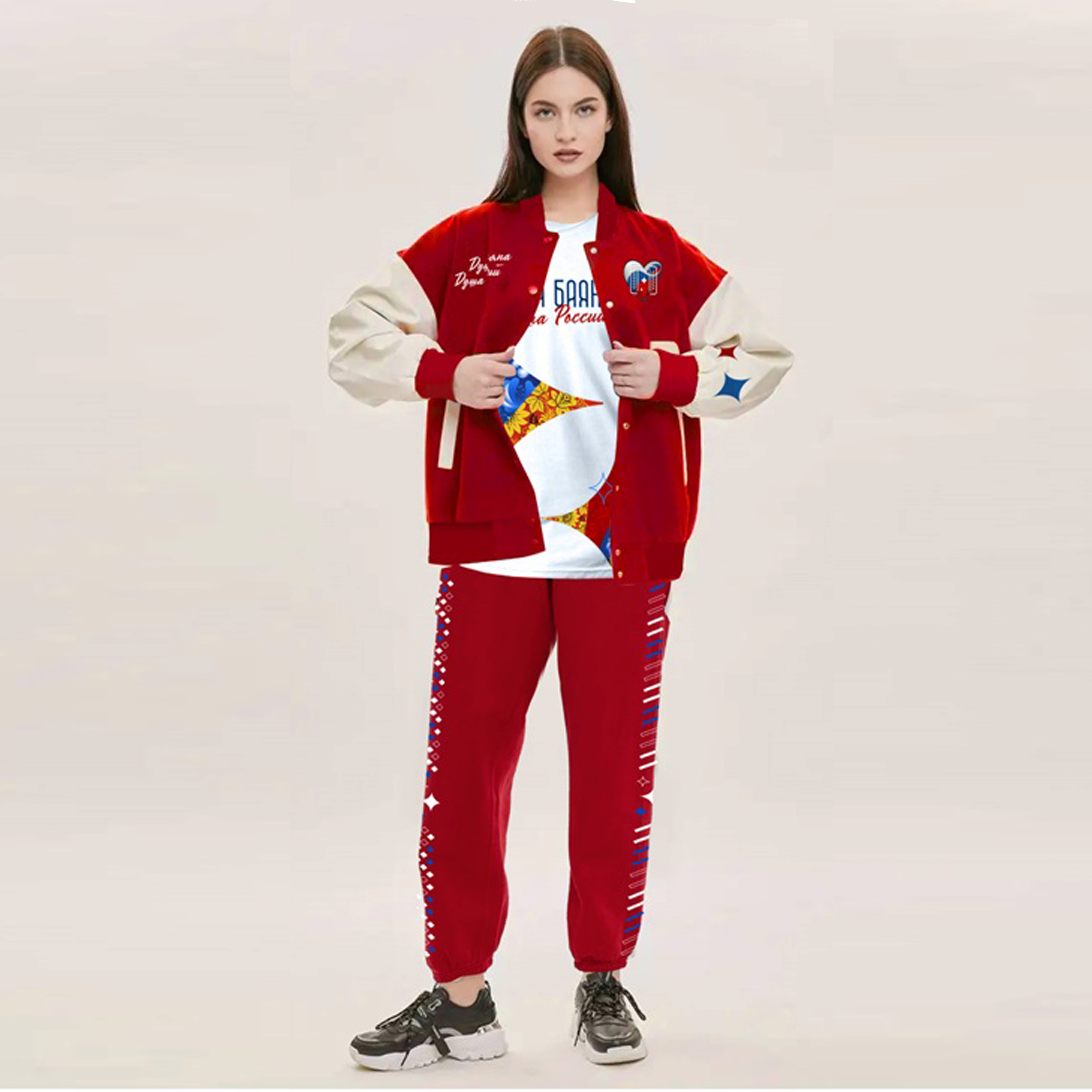 Штаны ДУША БАЯНА (красные)